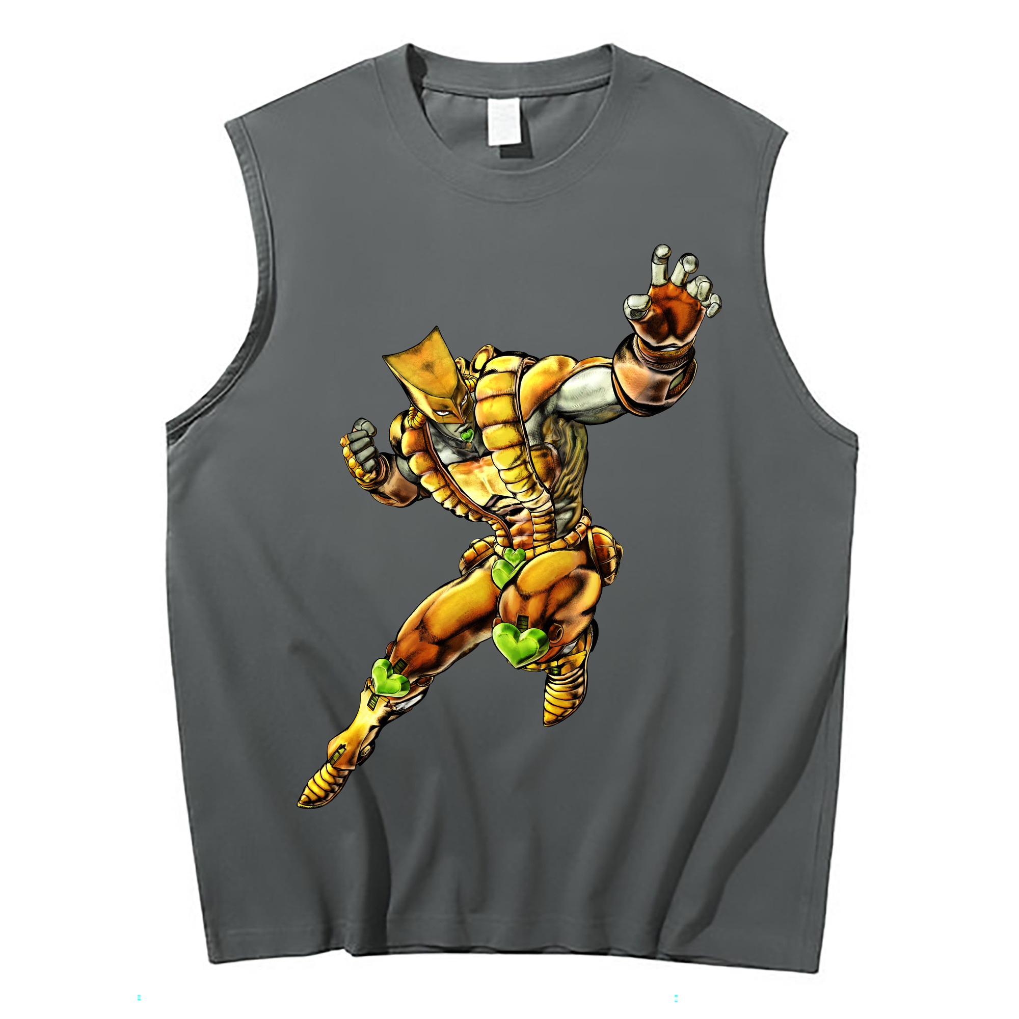 （画像用） ジョジョの奇妙な冒険 ディオ?ブランドー JoJo's Bizarre Adventure Dio Brando コットン100％タンクトップ（フロントプリント）